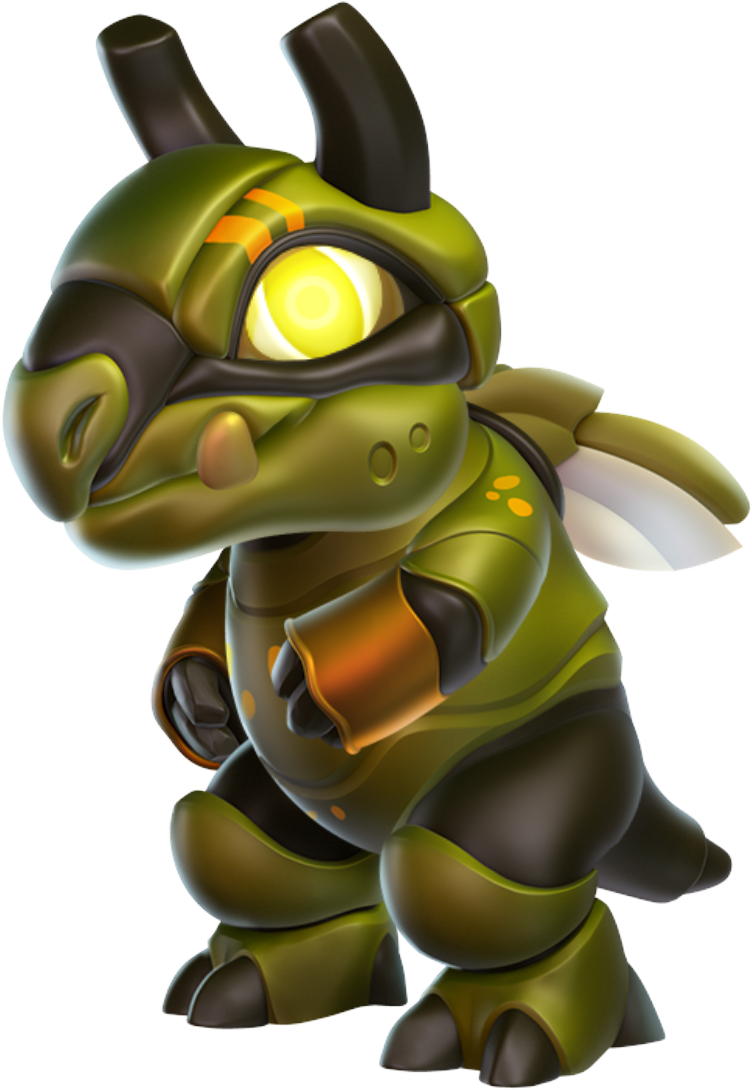 Beetle Dragon Baby - Cartoon (752x1090), Png Download