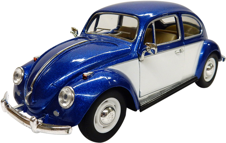 Blue White Volkswagen - Volkswagen Beetle (800x800), Png Download