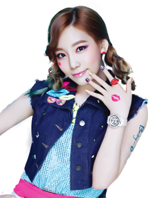 Korean - Taeyeon Baby G Png (600x800), Png Download