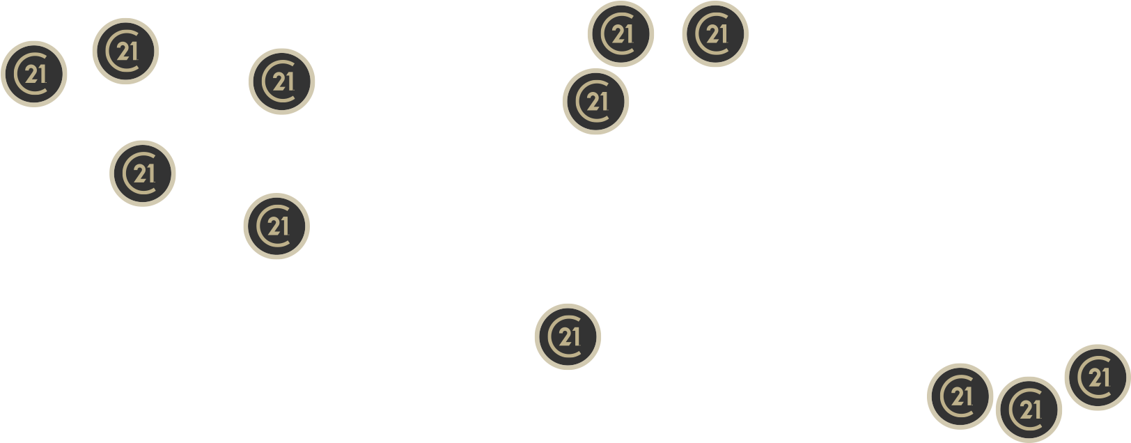 C21 Global Locations - Bead (1920x1676), Png Download