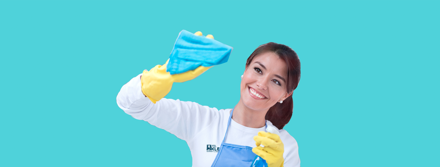 Klean Residential & Commercial Cleaning - Girl (1500x570), Png Download