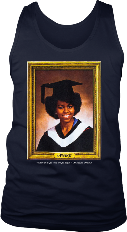 Michelle Obama Princeton Graduation T-shirt - Michelle Obama (960x960), Png Download
