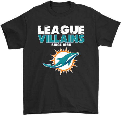 League Villains Since 1966 Miami Dolphins Nfl Shirts - Death Factory Shirt (600x600), Png Download