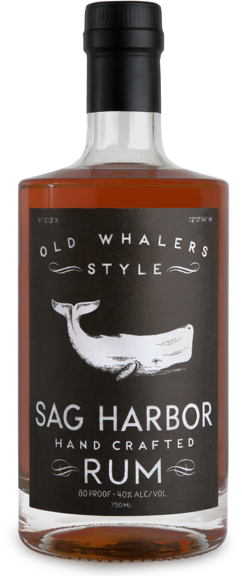 Long Island Spirits Sag Harbor Old Whalers Style Hand - Sag Harbor Old Whalers Style Rum (863x2048), Png Download