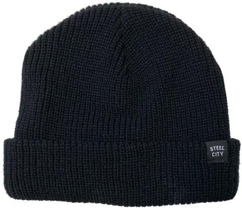 Staple Beanie - Black - Steel City - Beanie (800x956), Png Download