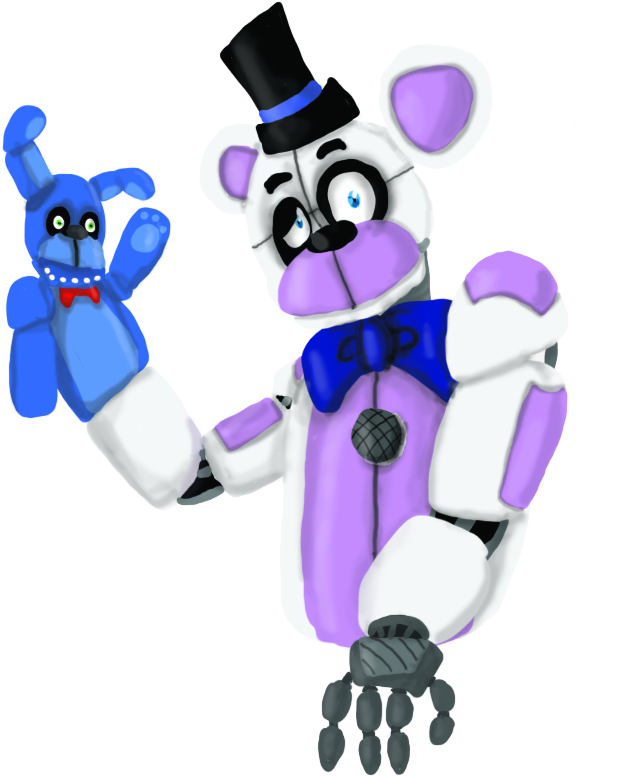 Funtime Freddy - Cartoon (700x900), Png Download
