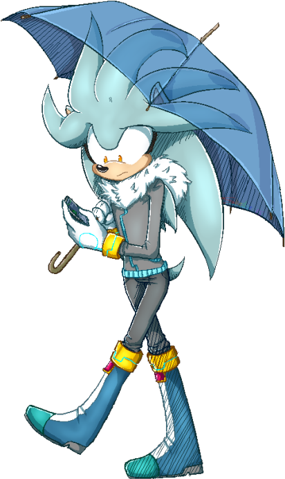 Silver The Hedgehog, Shadow The Hedgehog, Sonic The - Cartoon (500x716), Png Download