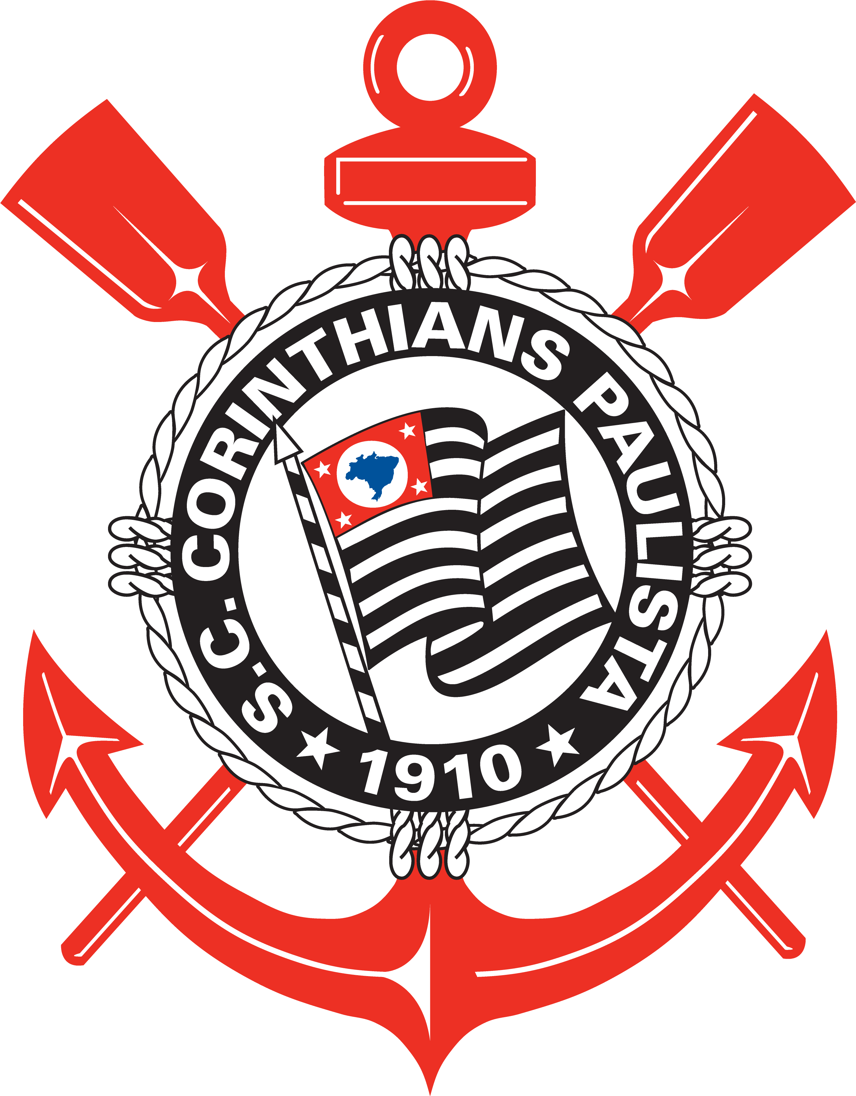 Corinthians Brasão Gratis - Corinthians Transparente (4096x4096), Png Download