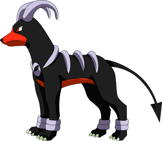 229houndoom Os Anime 2 - Pokemon Houndoom (660x574), Png Download