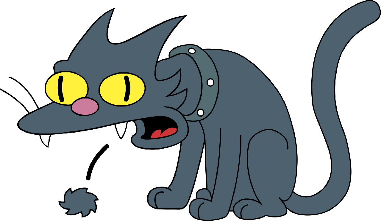 Gato Dos Simpsons - Snowball Simpsons (1280x745), Png Download