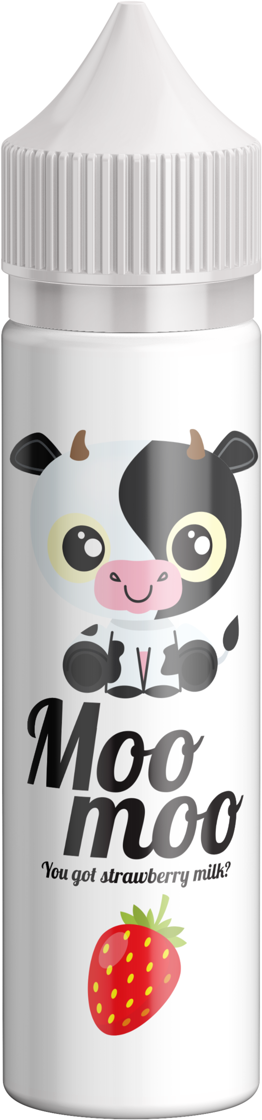 Moo Straw - Cartoon (2400x2400), Png Download