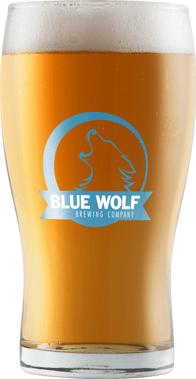 Blue Wolf Brewing - Wheat Beer (400x772), Png Download