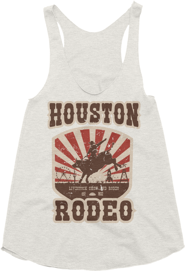 Houston Rodeo Tank Top - Active Tank (1000x1000), Png Download