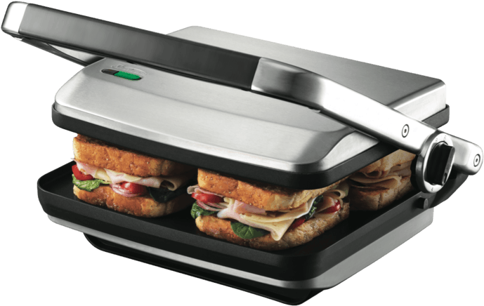 Sunbeam Cafe Press Sandwich Maker Gr8450b - Sandwich Press And Contact Grill (773x505), Png Download