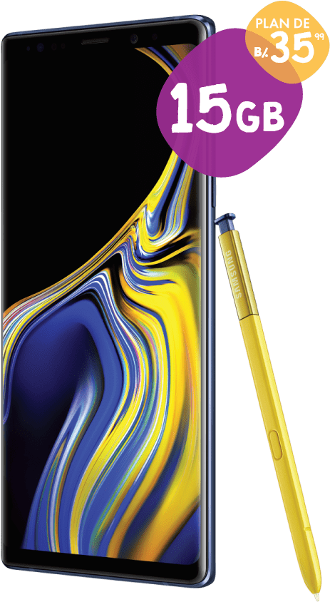 Galaxy Note - Samsung Galaxy Note 9 Blå (750x900), Png Download
