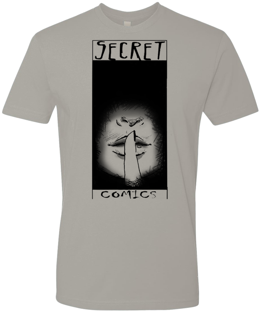 Secret Comics Official Logo T Shirt - T-shirt (944x1024), Png Download