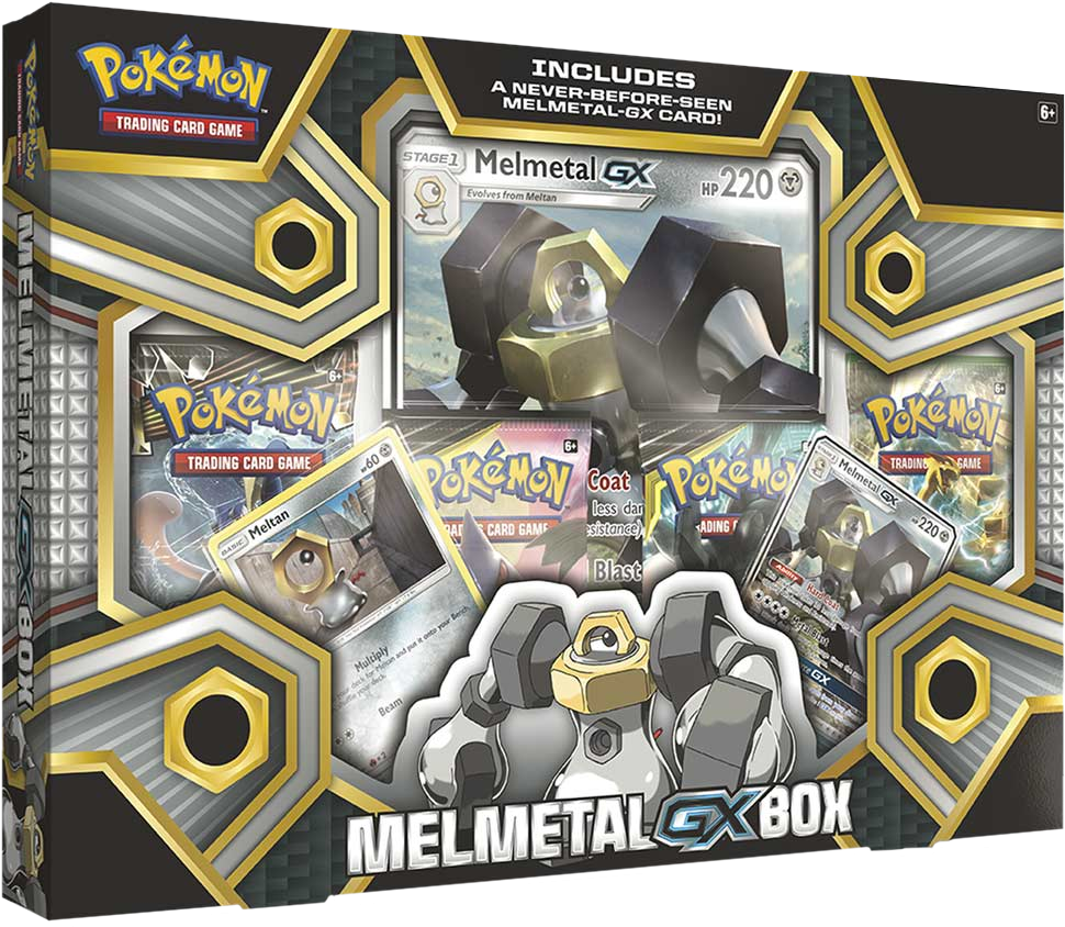 Melmetal Gx Box Set - Melmetal Gx Pokemon Card (1046x902), Png Download