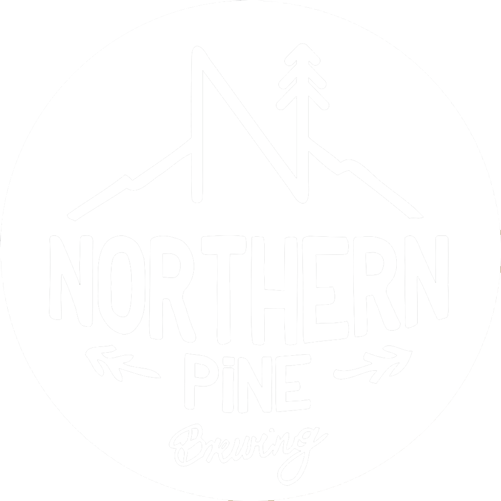 Northern Pine Brewing Logo White - Circle (1024x1024), Png Download