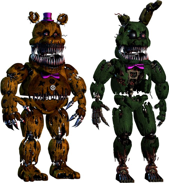 Nightmareffd - Nightmare Animatronics (720x736), Png Download