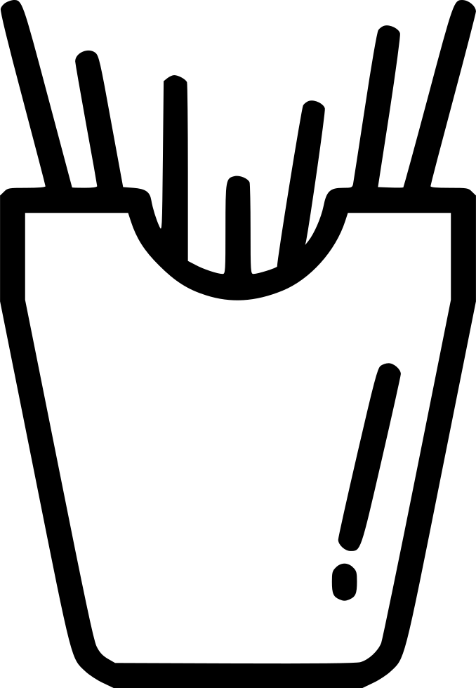 French Fries Carbs Junk Food Potato Chips Svg Png Icon (678x980), Png Download