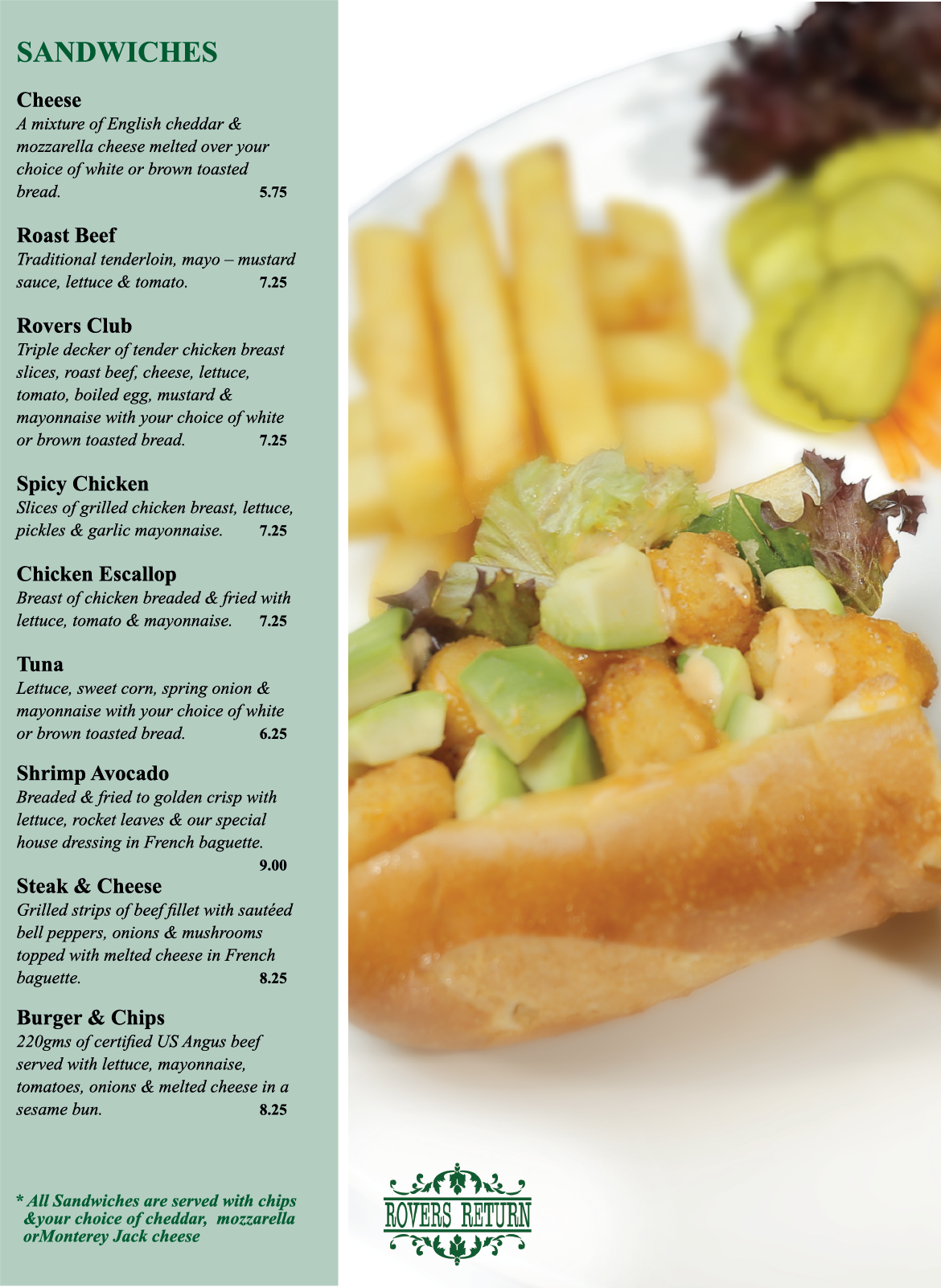 Desserts - Rovers Return Aqaba Menu (1170x1602), Png Download