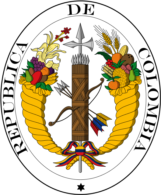 Tras La Disolucion De La Gran Colombia, Venezuela Adopta - Escudo De La Gran Colombia (551x660), Png Download