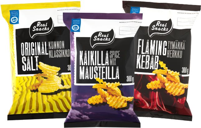 Tasty Products - - Real Snacks Finland (759x445), Png Download