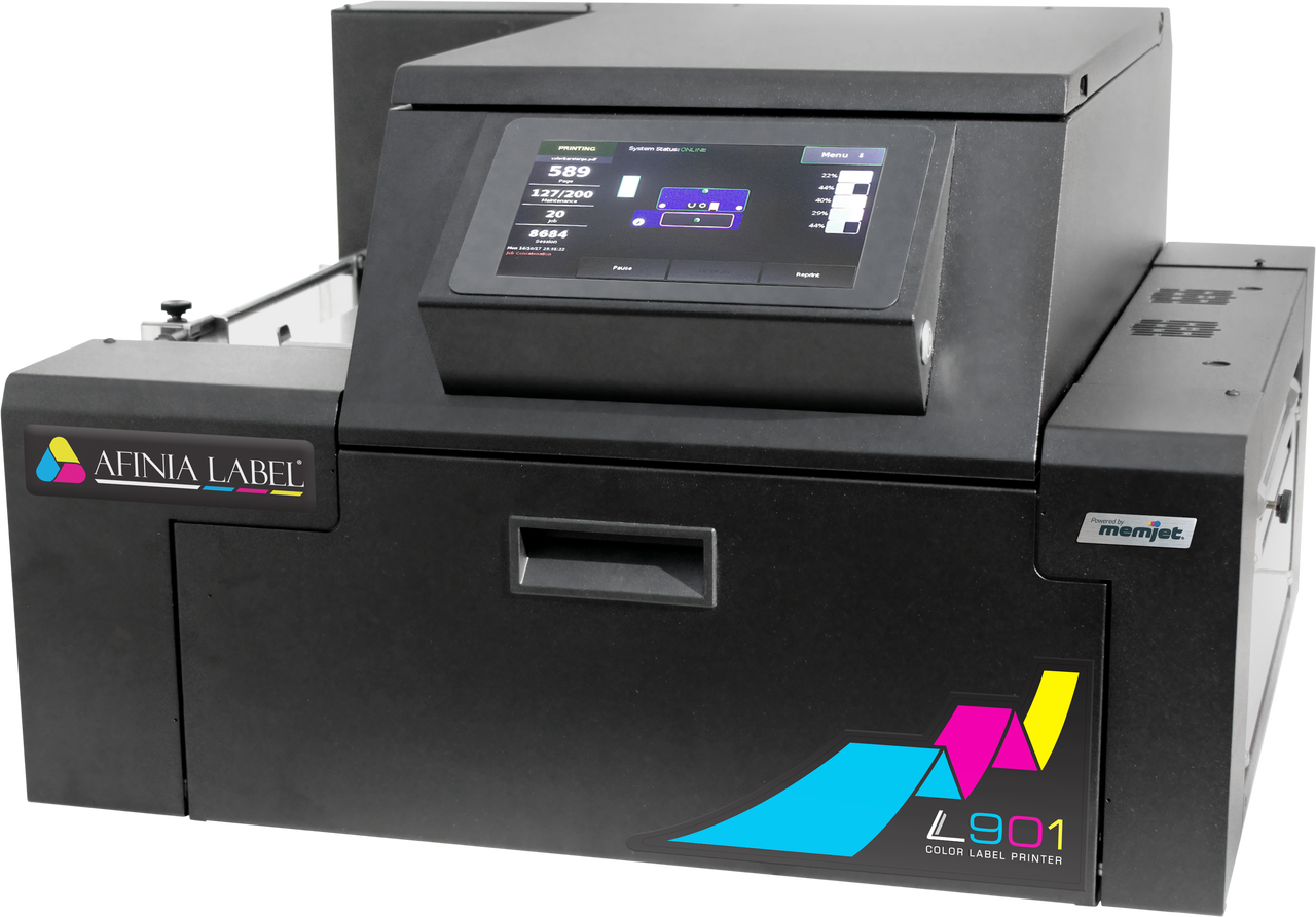 Afinia L901 Industrial Colour Label Printer - Industrial Product Label Printer (1280x892), Png Download