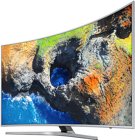 Png Original - Tv 55 Curva Samsung 4k (802x615), Png Download