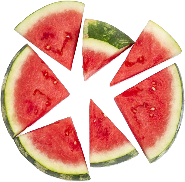 Tropical Watermelon Png Free Background - Watermelon (1000x666), Png Download