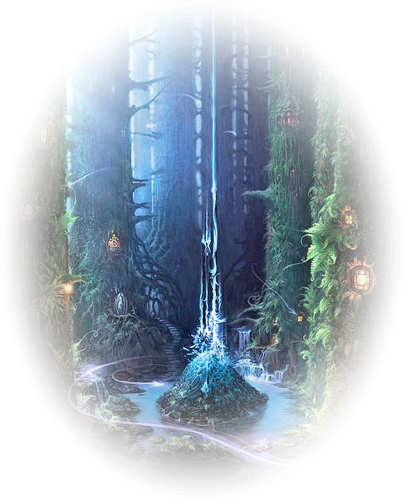 Forest Mobile Phones Wallpaper - Fantasy Lands (582x723), Png Download