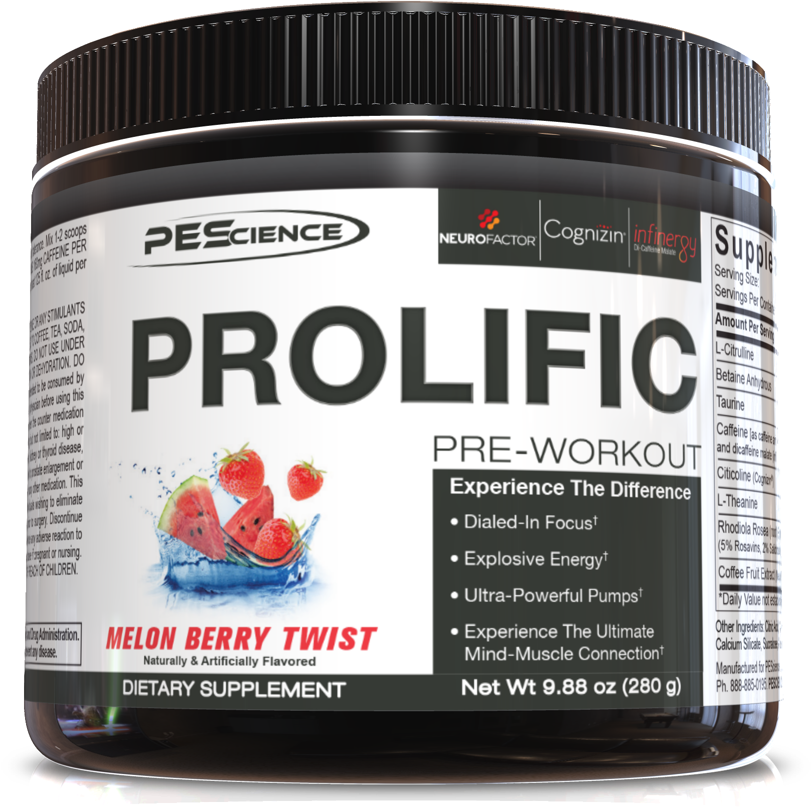 Prolific Pre Workout (1631x1622), Png Download