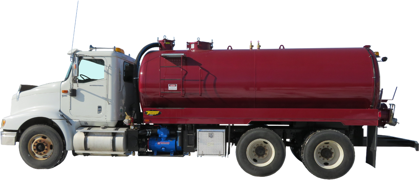 3600 Us Gallon Septic Truck - Trailer Truck (1600x1063), Png Download