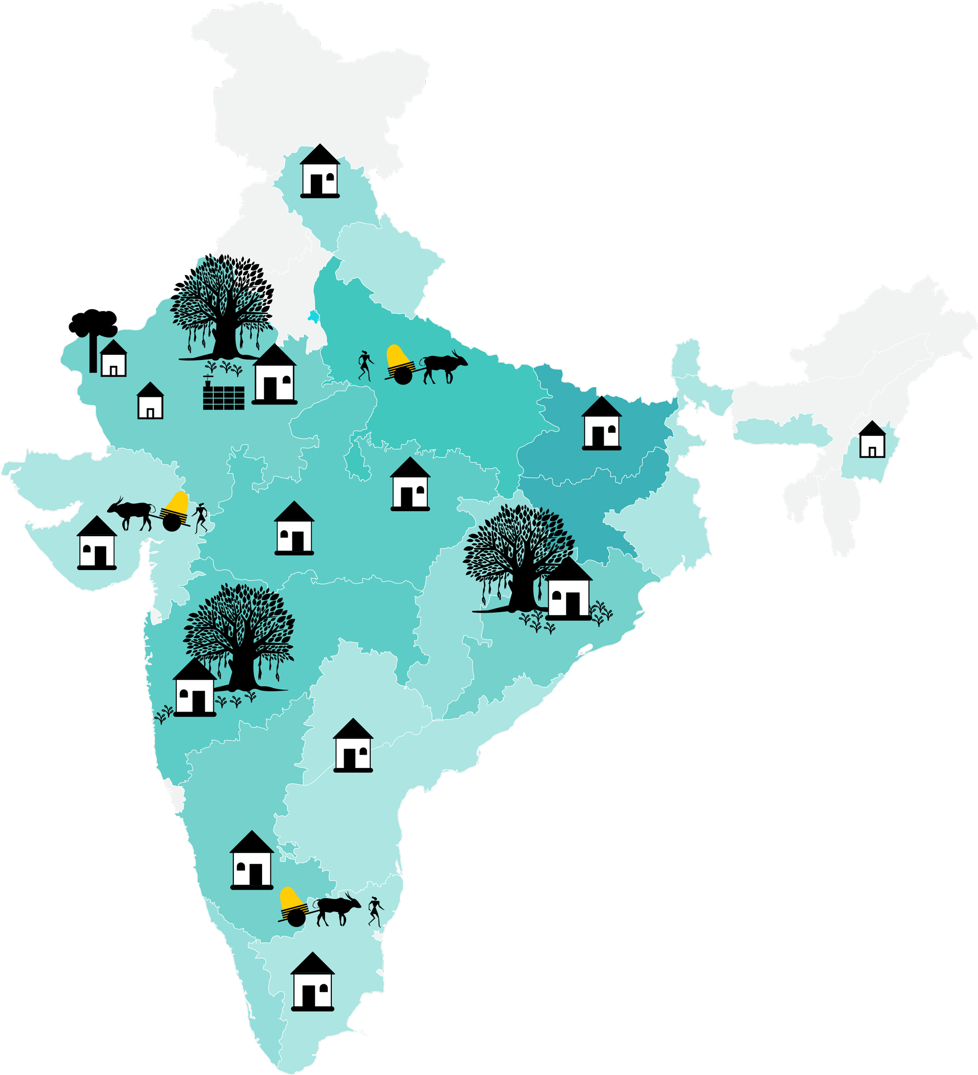 Our Reach - Our Reach In India (1920x2447), Png Download