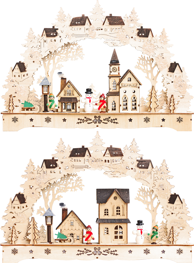 Assortment Light Arch 14 Led Ca - Hindu Temple (1066x876), Png Download