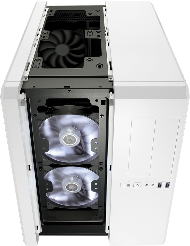 Corsair Carbide Series Air 540 Arctic White High Airflow - Corsair Carbide Series Air 540 (800x1027), Png Download