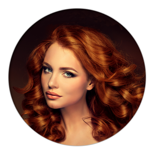 Red Henna Hair Color (548x900), Png Download