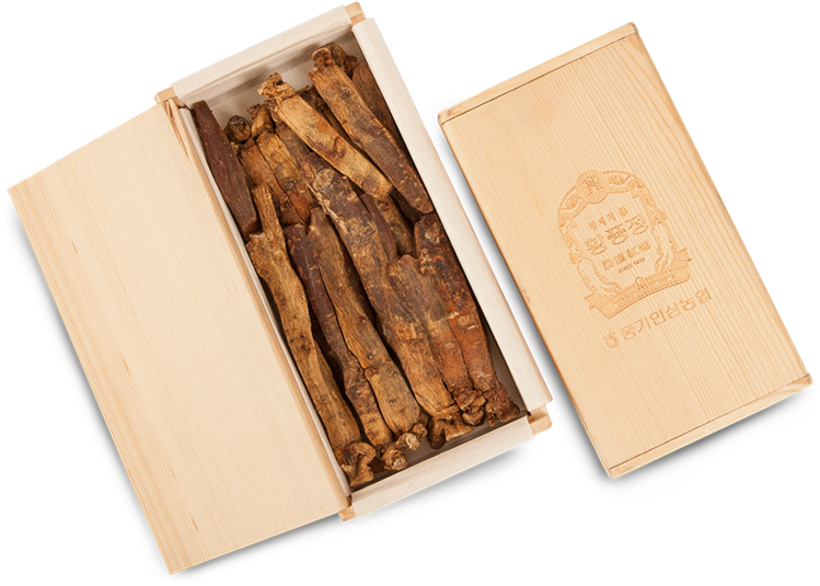 Korean Red Ginseng Root - Wood (1024x768), Png Download