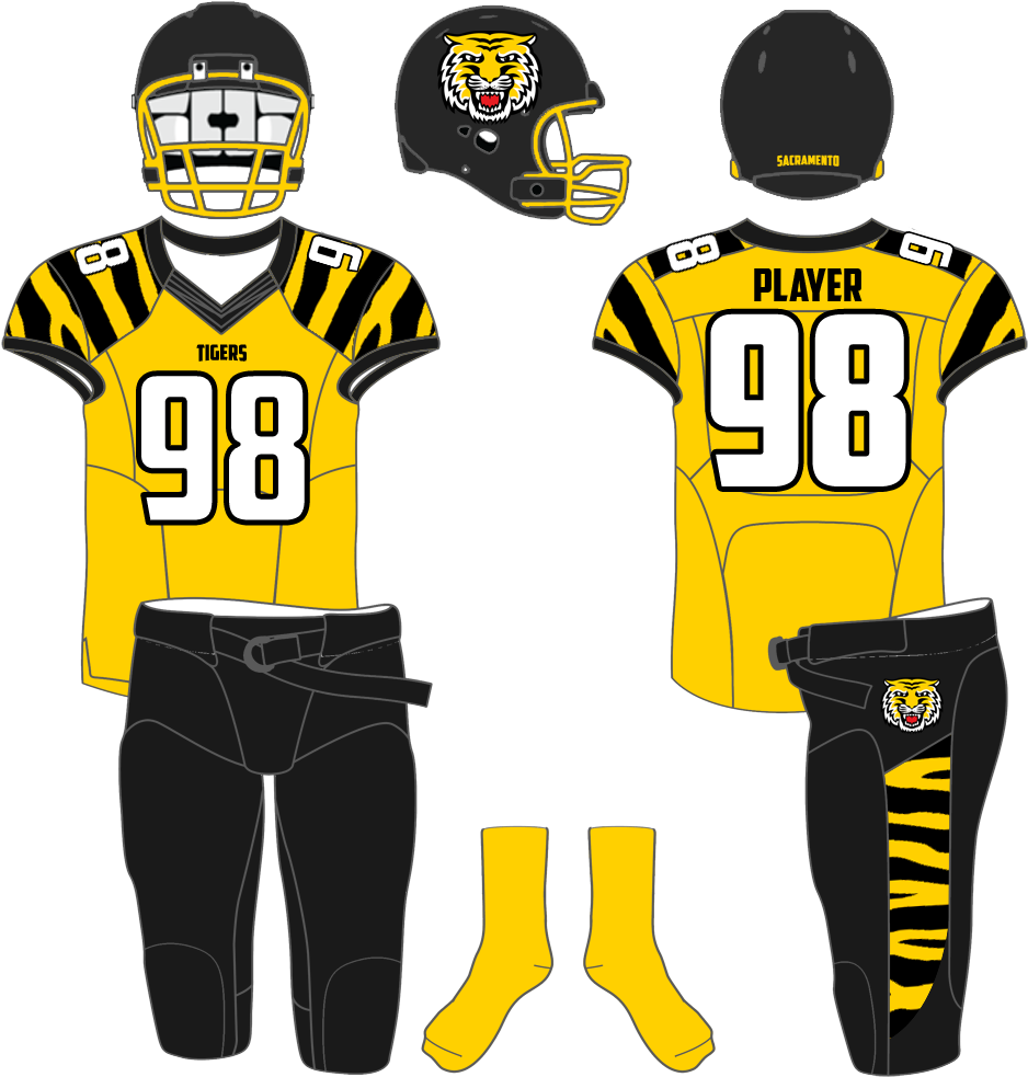 Ozg3nu1 - Vintage Hamilton Tiger Cats Uniforms (1024x1024), Png Download
