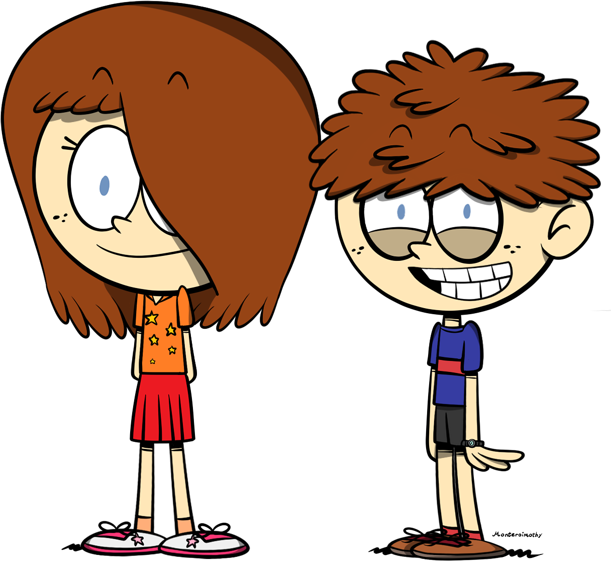 Thhe Loud House Fanart - Cartoon (1216x1116), Png Download