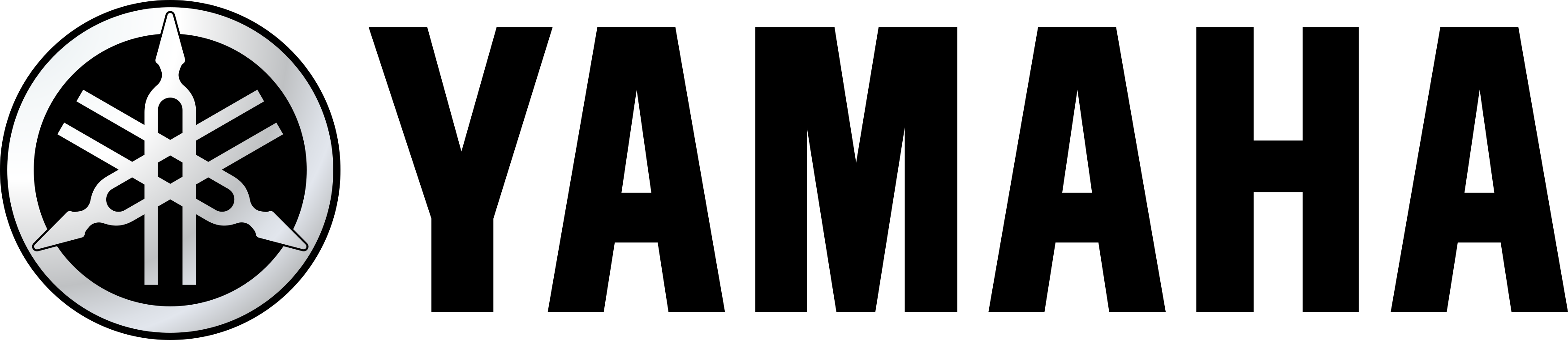 Yamaha Logo Yamaha Motocicletas Logo - Yamaha Logo Png (3500x760), Png Download