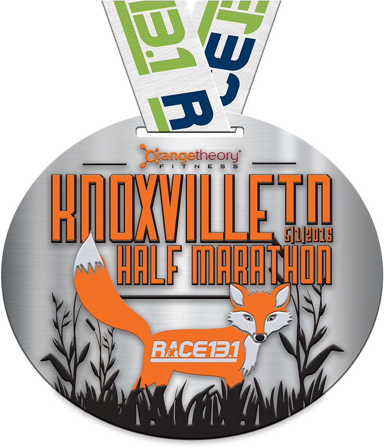 1 Returns To Knoxville, Tn For Its Second Half Marathon, - Knoxville Half Marathon Finisher Medal (800x889), Png Download