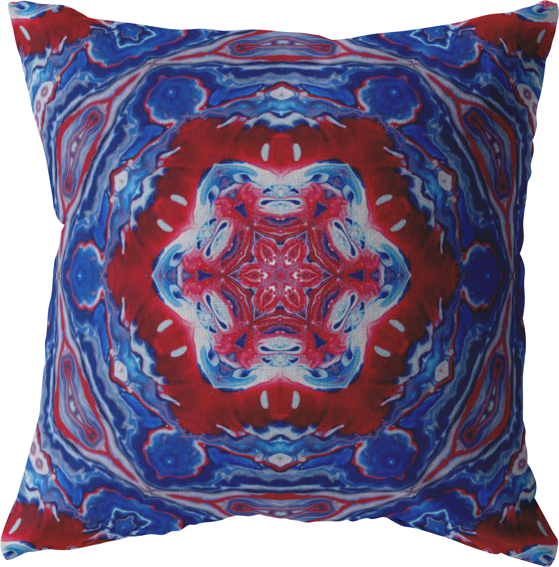 Load Image Into Gallery Viewer, Red, White &amp - Cushion (2000x2000), Png Download