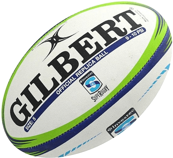 Super Rugby Replica Ball - Gilbert Rugby Ball (600x600), Png Download