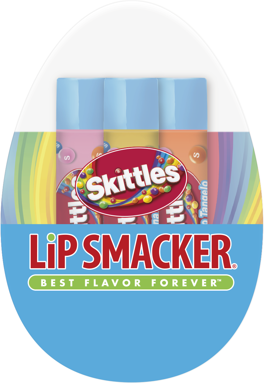Lip Smacker Originals Lip Balm Trio Skittles - Skittles (1050x1260), Png Download