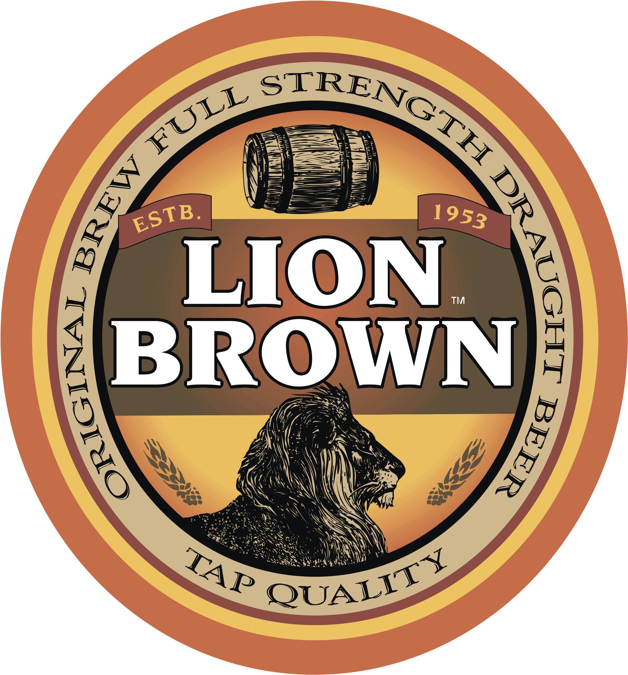 Lion Brown Logo Png Transparent - Lion Brown (2400x2400), Png Download