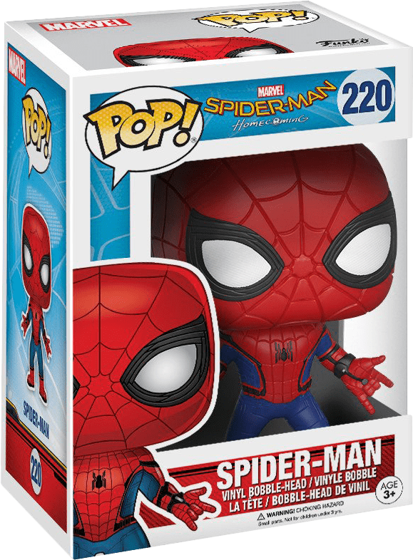 Spider Man Homecoming - Spiderman Homecoming Pop Vinyl (579x786), Png Download