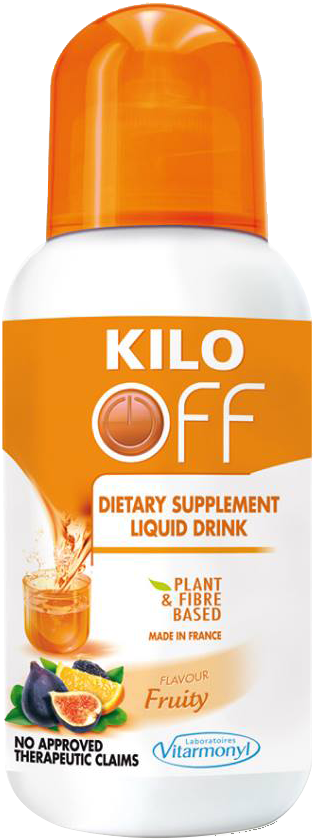 The Orange Liquid Contains Fiber That Aids In Digestion - Kilo Off (435x960), Png Download