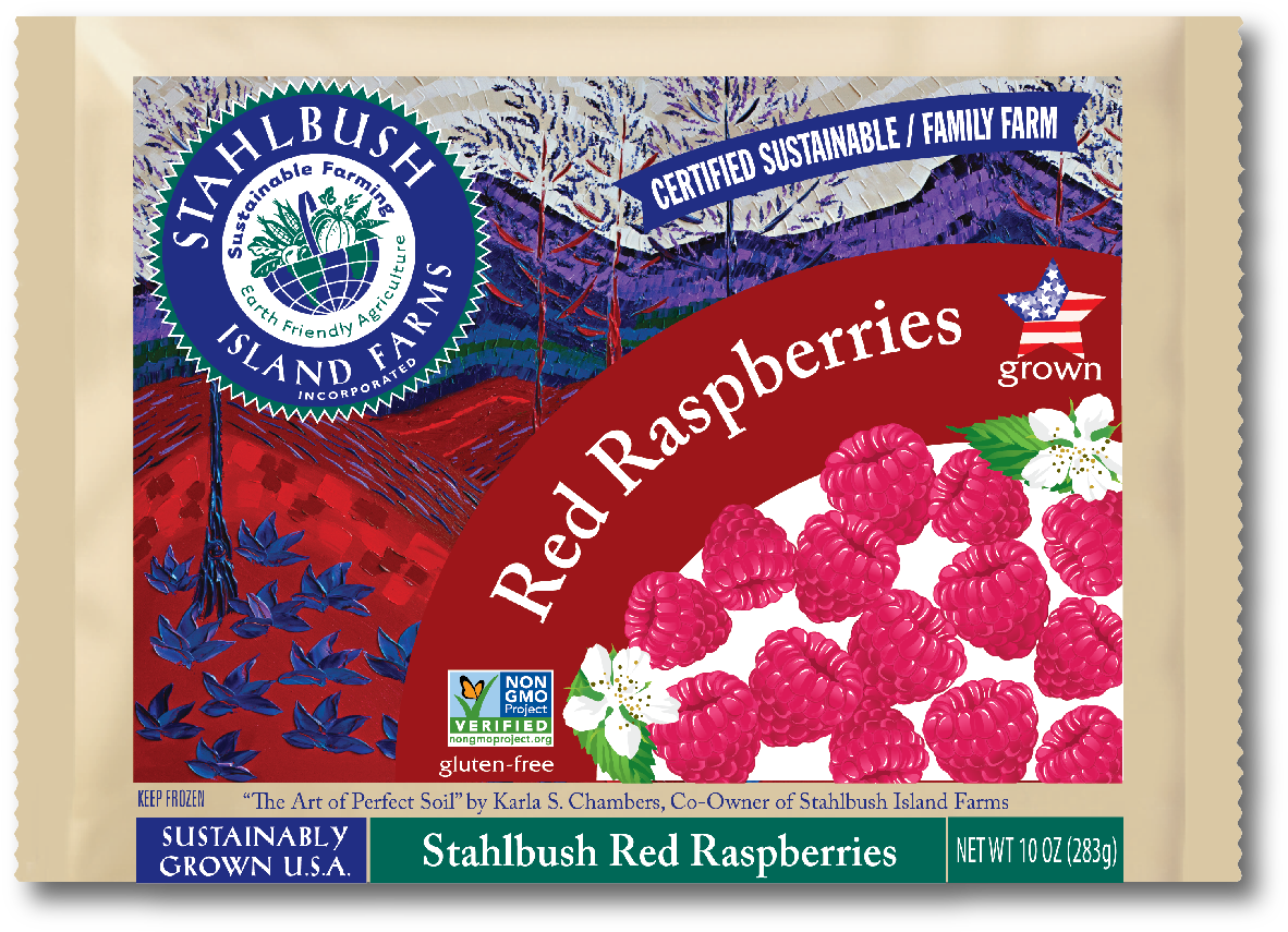 Delicate Droplet Berries With A Complex Flavor Profile, - Stahlbush Island Farms (1254x938), Png Download