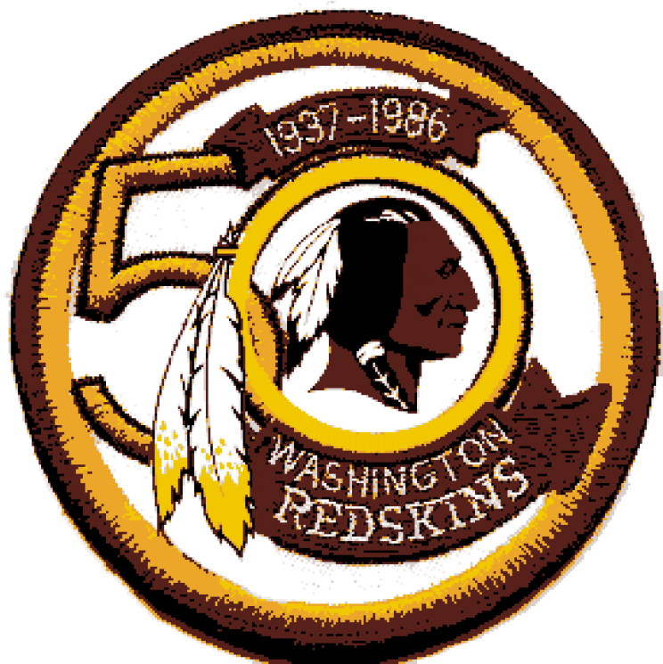 Washington Redskins Iron On Stickers And Peel-off Decals - Washington Redskins (750x930), Png Download